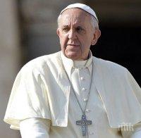 Папата благодари на пожарникарите, спасили 