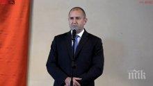 Президентът Румен Радев: Всяка щета по „Нотр Дам” нанася болезнена рана не само в сърцата на французите, но и за всеки европеец, за цялото човечество