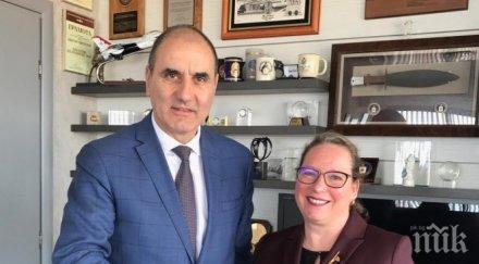 цветан цветанов срещна посланика израел