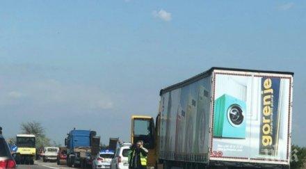 магистралата две катастрофи затапиха тракия снимки