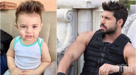 лика прилика синът фики заформи перчем баща снимка