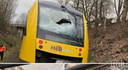 косъм трагедия преградиха линия германия капаци шахти влак натресе барикадата