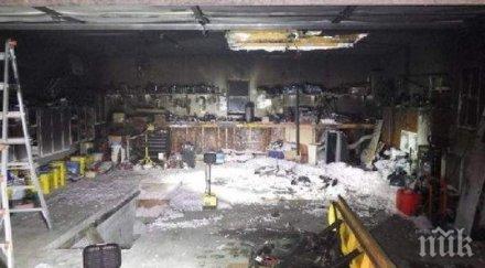 задържаха мъж подпалил гаража комшия
