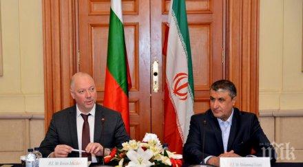 договаряме директна авиолиния иран