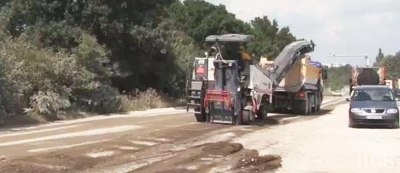 Завърши рехабилитацията на 14 км от пътя Добрич - Кардам