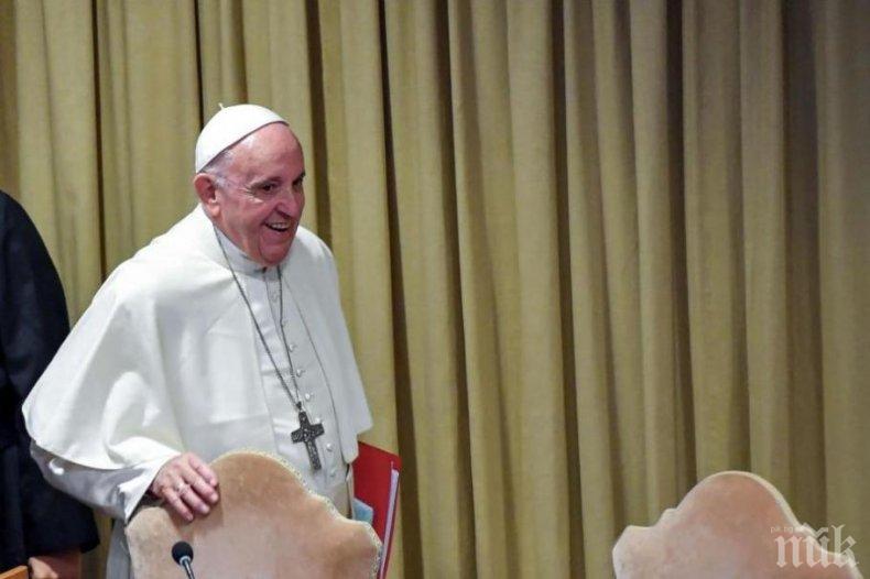 Монахини ще приготвят тайна вечеря на папата у нас