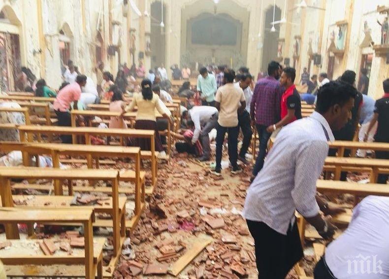 Взривове в Шри Ланка по време на Великденската служба