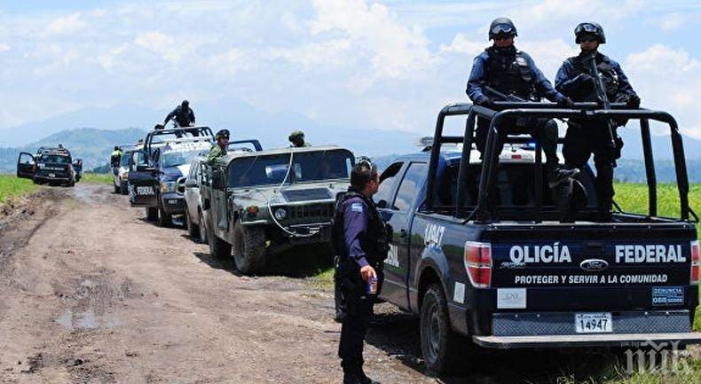 Екшън: Четирима бандити бяха застреляни при престрелка с военни в Мексико