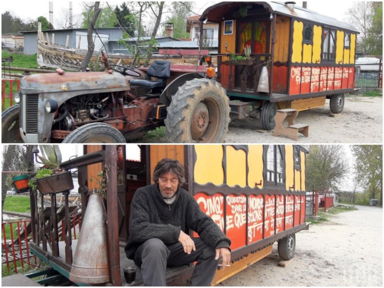 Французин обикаля света с трактор с 25 км в час