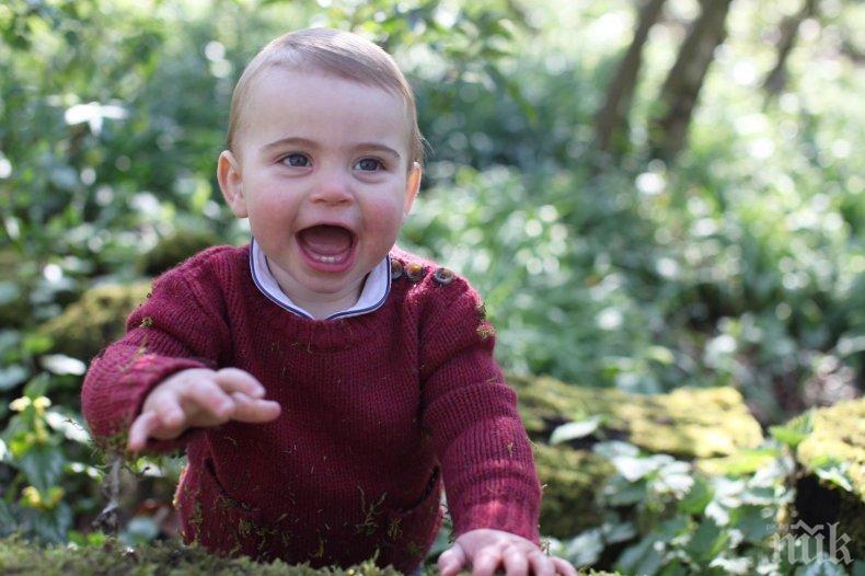 Малкият принц Луи стана на годинка. Вижте снимки от първия му рожден ден