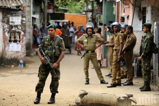 Армията на Шри Ланка ще се включи в издирването и залавянето на заподозрени за атентатите в неделя