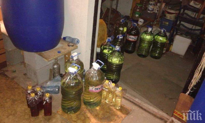 Близо 1000 литра нелегален алкохол иззети в Плевен и Полски Тръмбеш