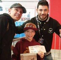 Малък фен разчувства Станислав Яневски в Гренобъл