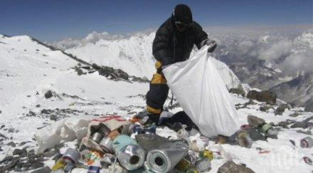 събраха три тона отпадъци еверест