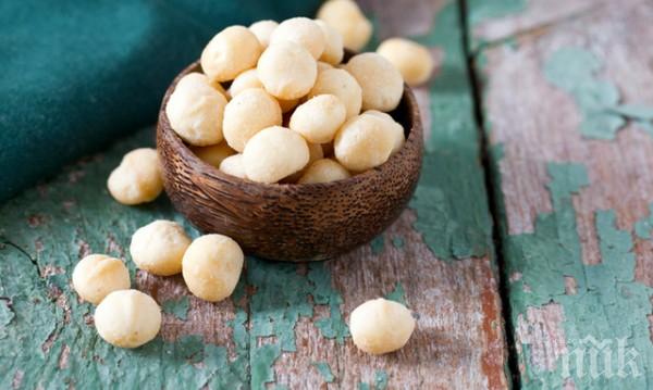 Хапвайте макадамия за здраво сърце и кости