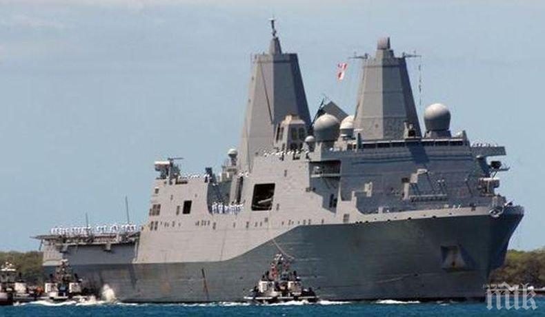 САЩ прехвърлят най-новия си десантен кораб в Япония