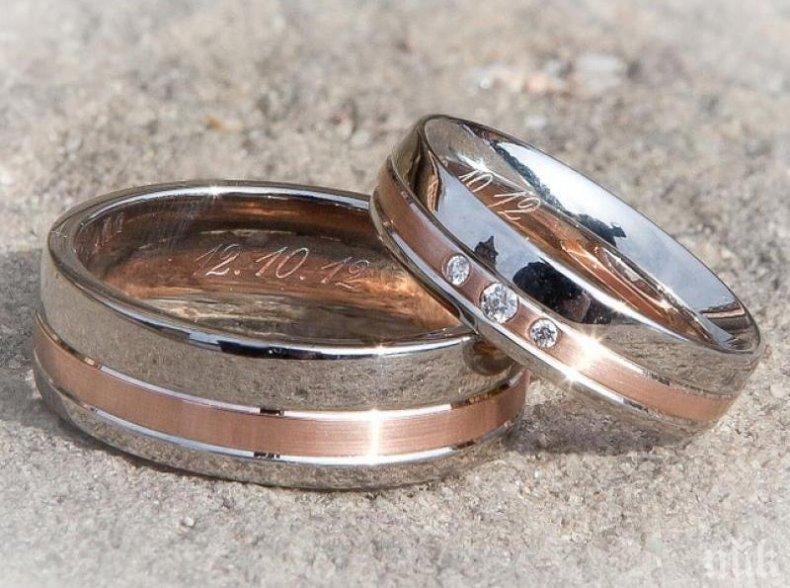 ТРЕВОЖНА ТЕНДЕНЦИЯ: Във Велико Търново браковете намаляват за сметка на разводите