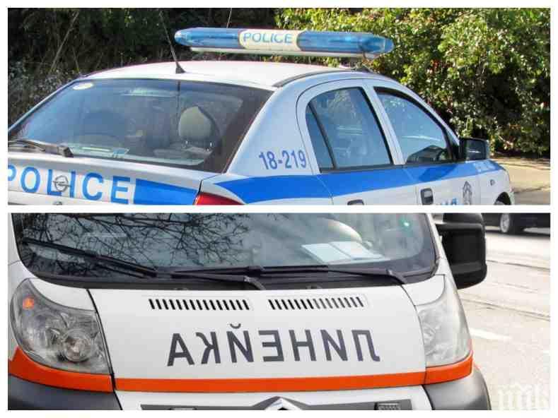 ПЪРВО В ПИК: Джип и кола се помляха в София - единият шофьор яхна мантинелата (СНИМКА)