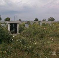 Вандали: Оскверниха гробищен парк във Видин