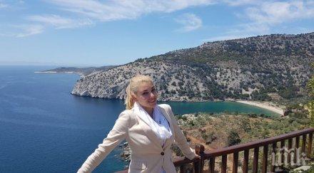 горещо пик ева веселинова откри летния сезон секси блондинката разхвърля бански тасос снимки