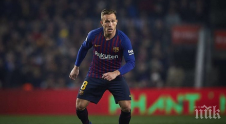 гръмката победа камп ноу шок барселона