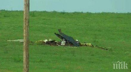 самолет военновъздушните сили сащ разби оклахома