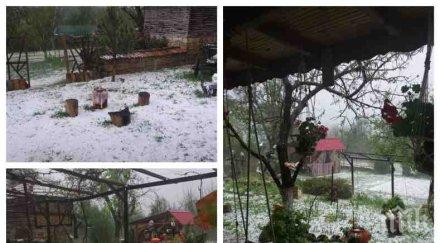 първо пик погром градушка помля русенски села вижте невижданото пролетта бедствие снимки