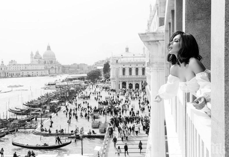 Ах, тази Галка! Чалга звездата се изфука с уникална фотосесия от Венеция (СНИМКИ)