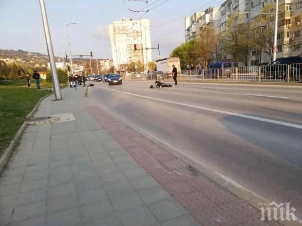 СКАНДАЛНО: Пуснаха на свобода пишман моторист, потрошил пешеходка във Варна