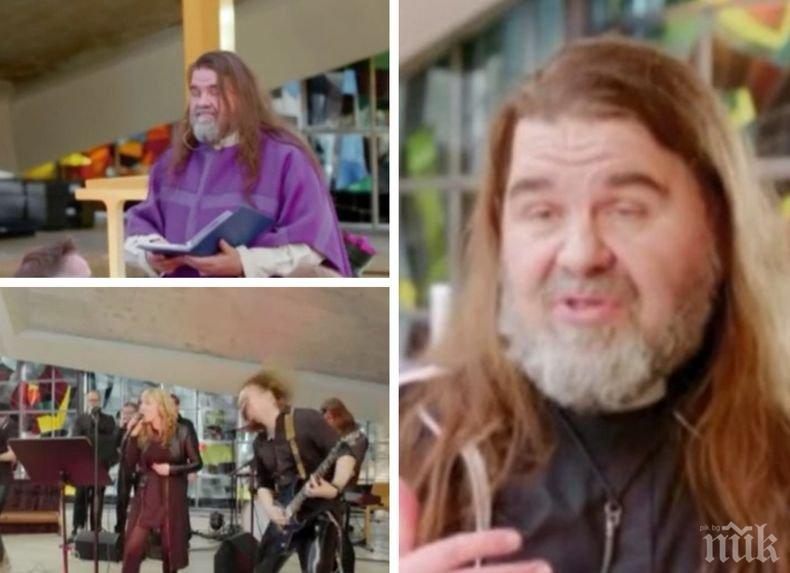 ХИТ: Хеви метъл музика по време на литургия във Финландия