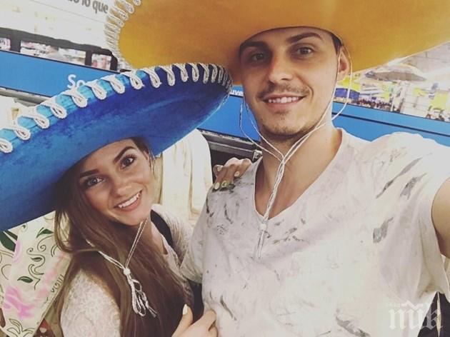 Мис България с любимия в Мексико