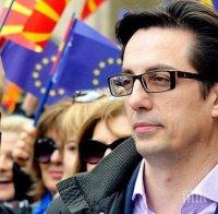 СЛЕД КРАЯ НА ИЗБОРИТЕ: Кандидатът на управляващите води на президентския вот в Северна Македония