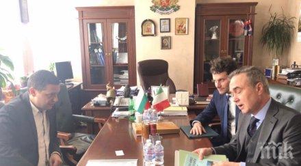 италианският посланик нпр стефано балди покани илиан тодоров честването националния празник италия