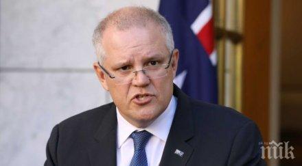 разгара предизборната кампания улучиха яйце австралийския премиер