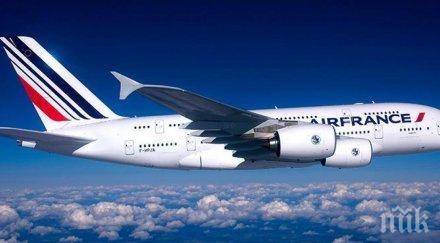 последните минути самолет франс кацна аварийно иран