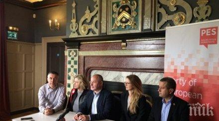 станишев лондон бсп партията търси равен старт дребния среден бизнес