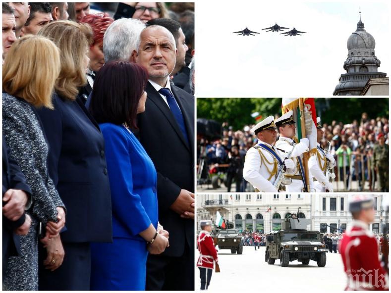 Борисов: Честит празник на всички смели момчета и момичета, които пазят небето, морето и границите ни