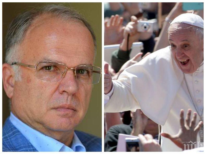 ГОРЕЩА ТЕМА! Боян Чуков хвърли бомба: Папата е перфектният йезуит и хибриден боец в редиците на либералните глобалисти