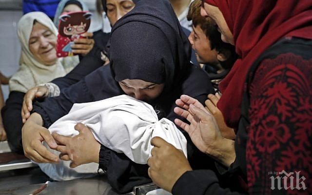 Ожесточени сблъсъци в Газа, майка и бебе са сред жертвите