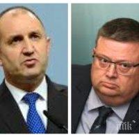 Радев се среща със Сотир Цацаров