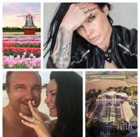 МЕНДЕЛСОН: Милионерът Майкъл Струмейтис поръча 2 тира с цветя от Холандия за сватбата си с Цеци Красимирова