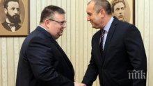 Президентът започва консултации за избора на следващ главен прокурор, среща се първо с Цацаров