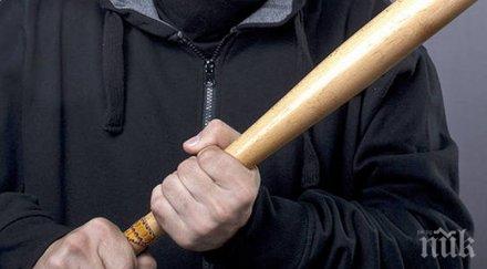 ужас безумие пребиха бухалки куче използваха бейзболна топка