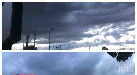 първо пик небето софия стана черно започва нова буря снимки
