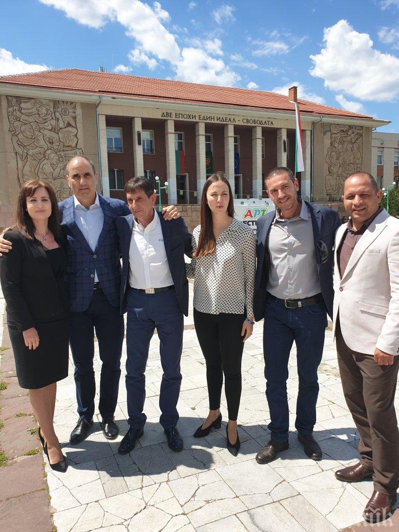 Ева Майдел в Перущица: БСП са добри в даването на гръмки обещания и в обвиненията, а ние в подобряването на живота на хората