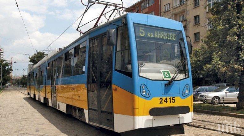 Важно: Промени в маршрутите на няколко трамвайни линии в столицата