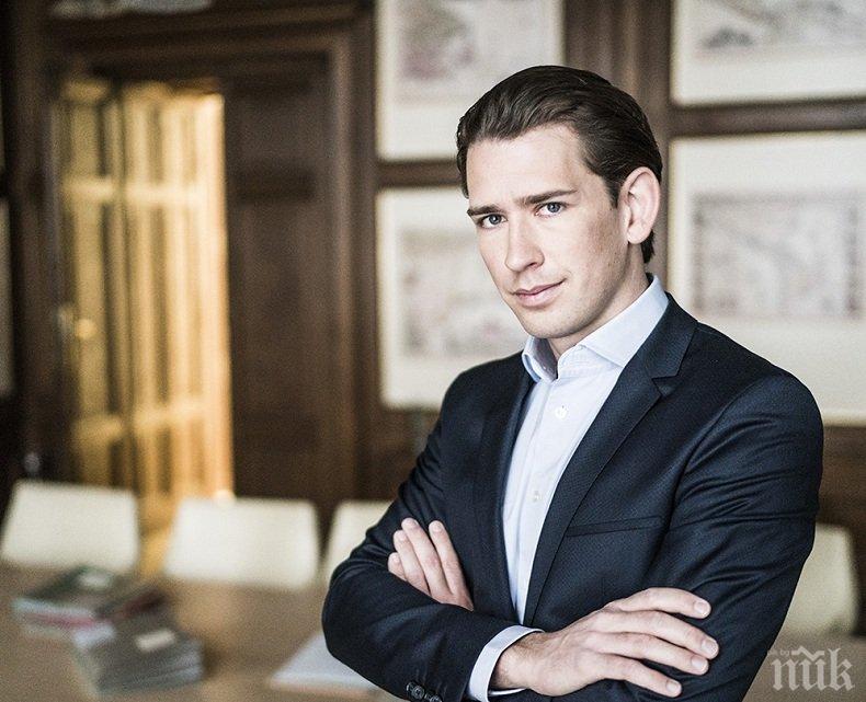 Бившият австрийски канцлер Себастиан Курц наричан политическото дете чудо до