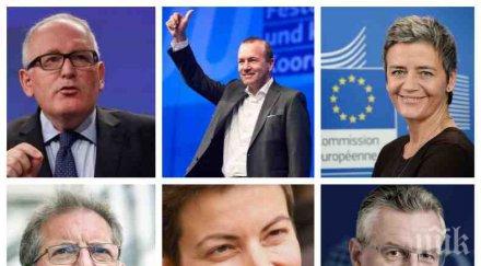 извънредно пик голям дебат брюксел кандидатите поста юнкер обновена