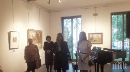 йорданка фандъкова откри изложба представи софия виена