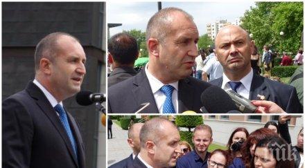 скандално благоевград президентът бяга журналисти пиарът лъже гардовете грубо избутват хората